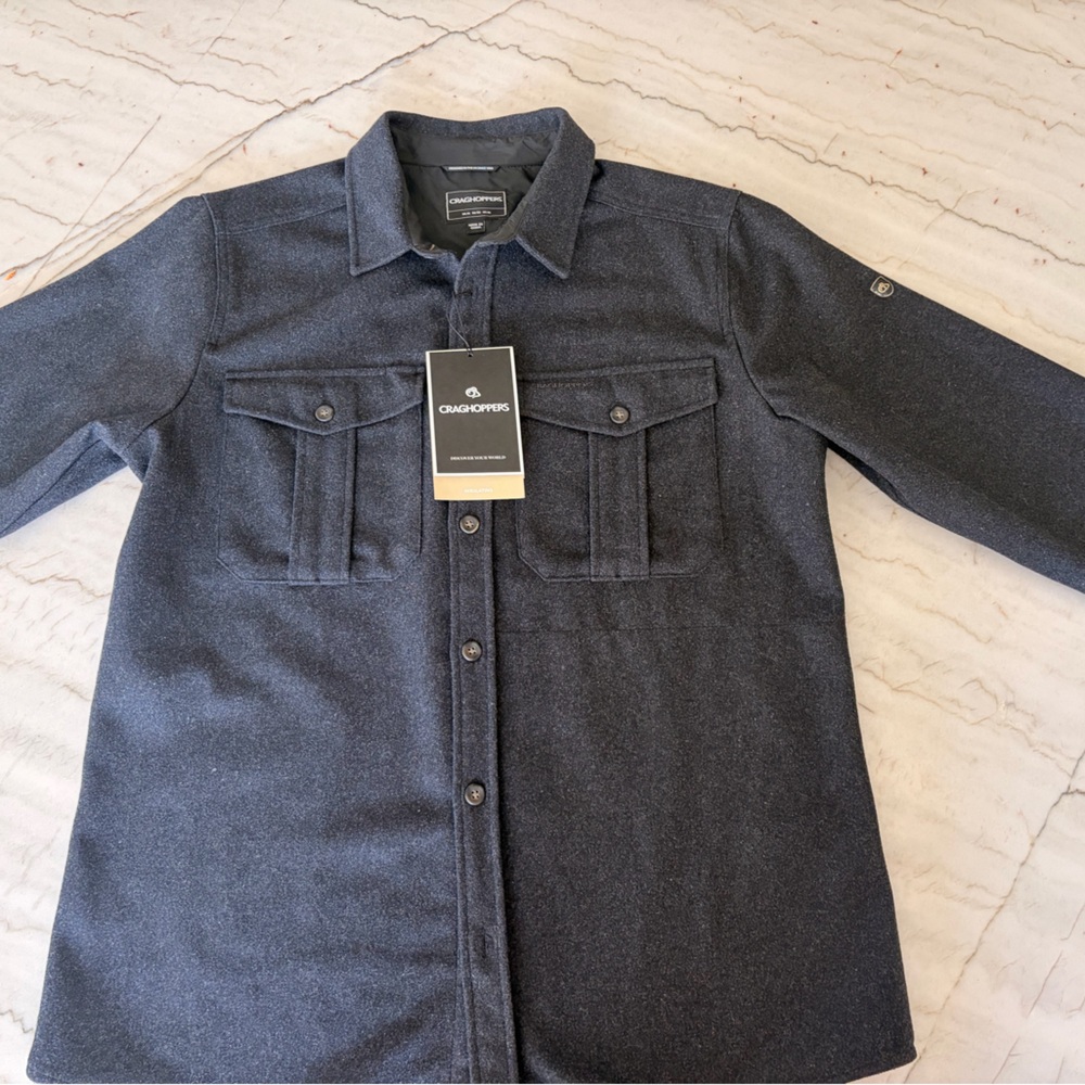 Craghoppers Men's Navy Lightweight Shirt Jacket
